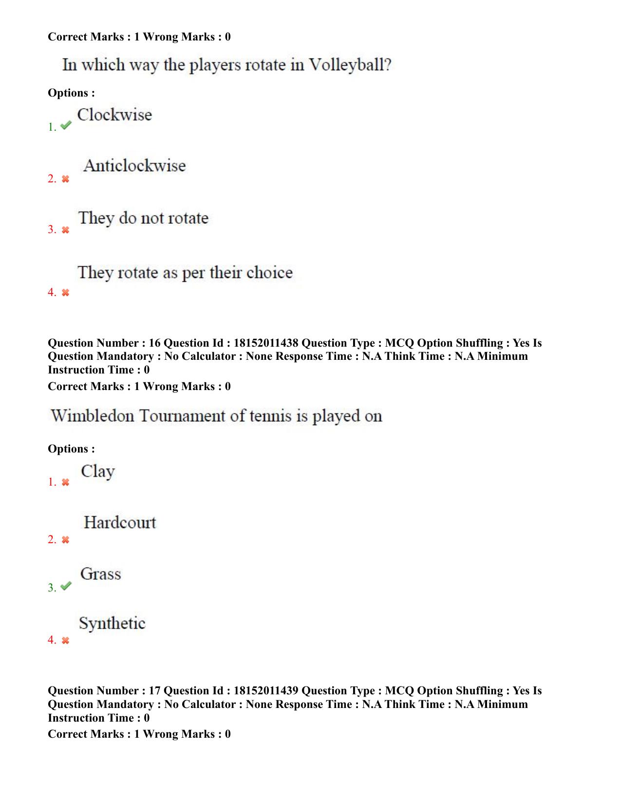 TS CPGET 2023 M P Ed (Shift 2) Question Paper with Answer Key - Page 9