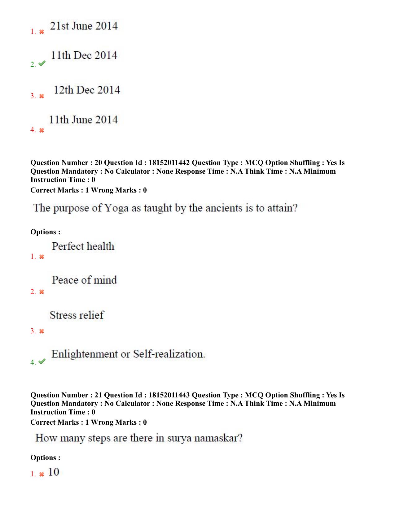 TS CPGET 2023 M P Ed (Shift 2) Question Paper with Answer Key - Page 11