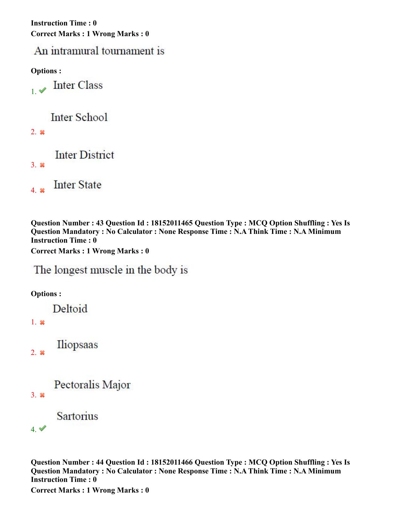 TS CPGET 2023 M P Ed (Shift 2) Question Paper with Answer Key - Page 22