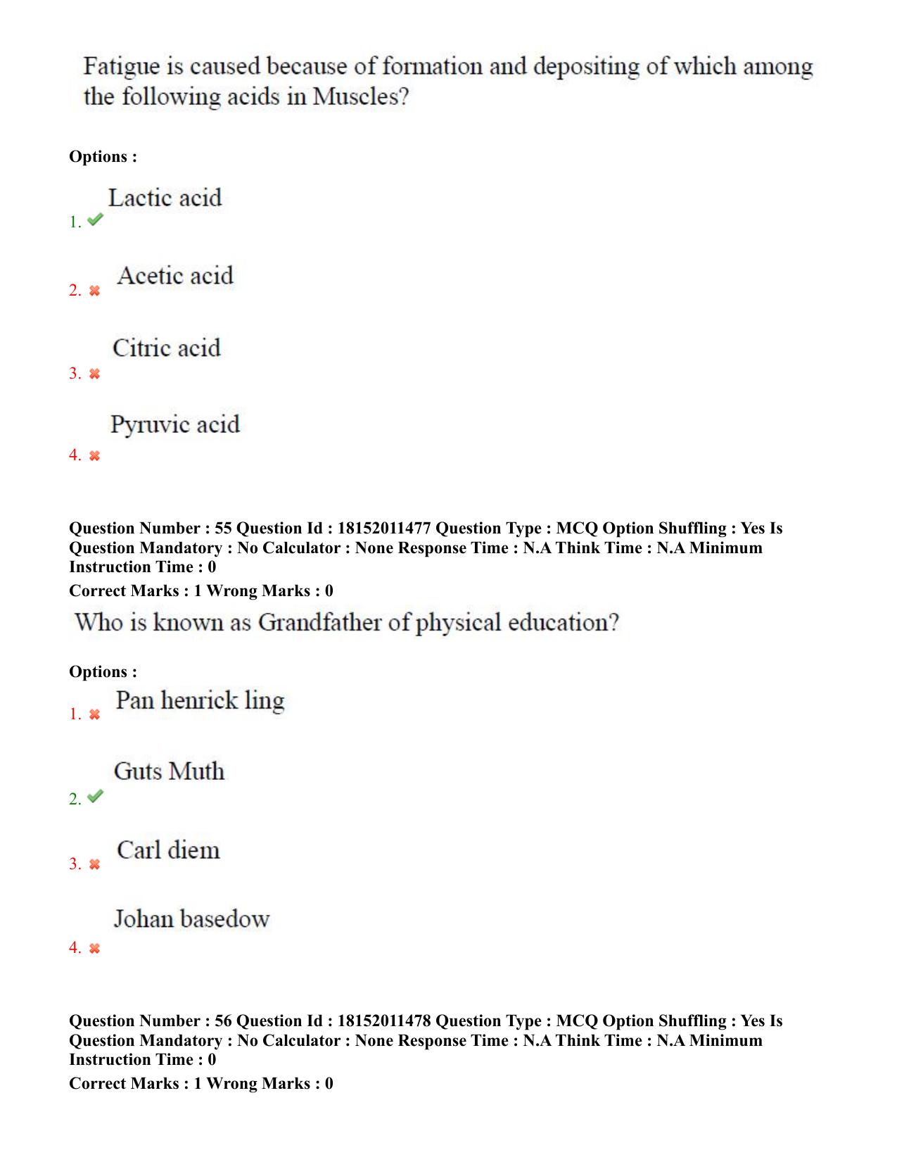 TS CPGET 2023 M P Ed (Shift 2) Question Paper with Answer Key - Page 28
