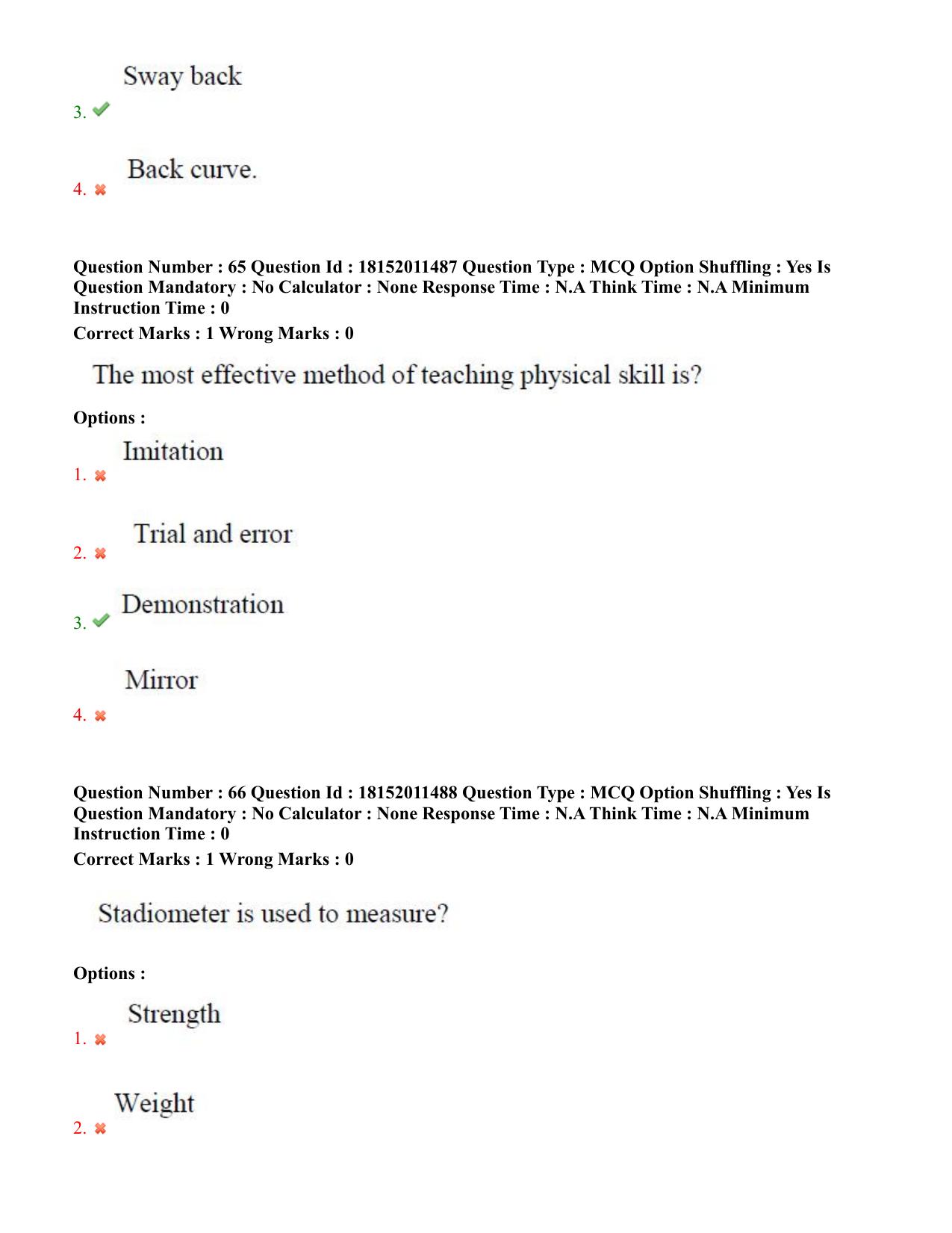 TS CPGET 2023 M P Ed (Shift 2) Question Paper with Answer Key - Page 33