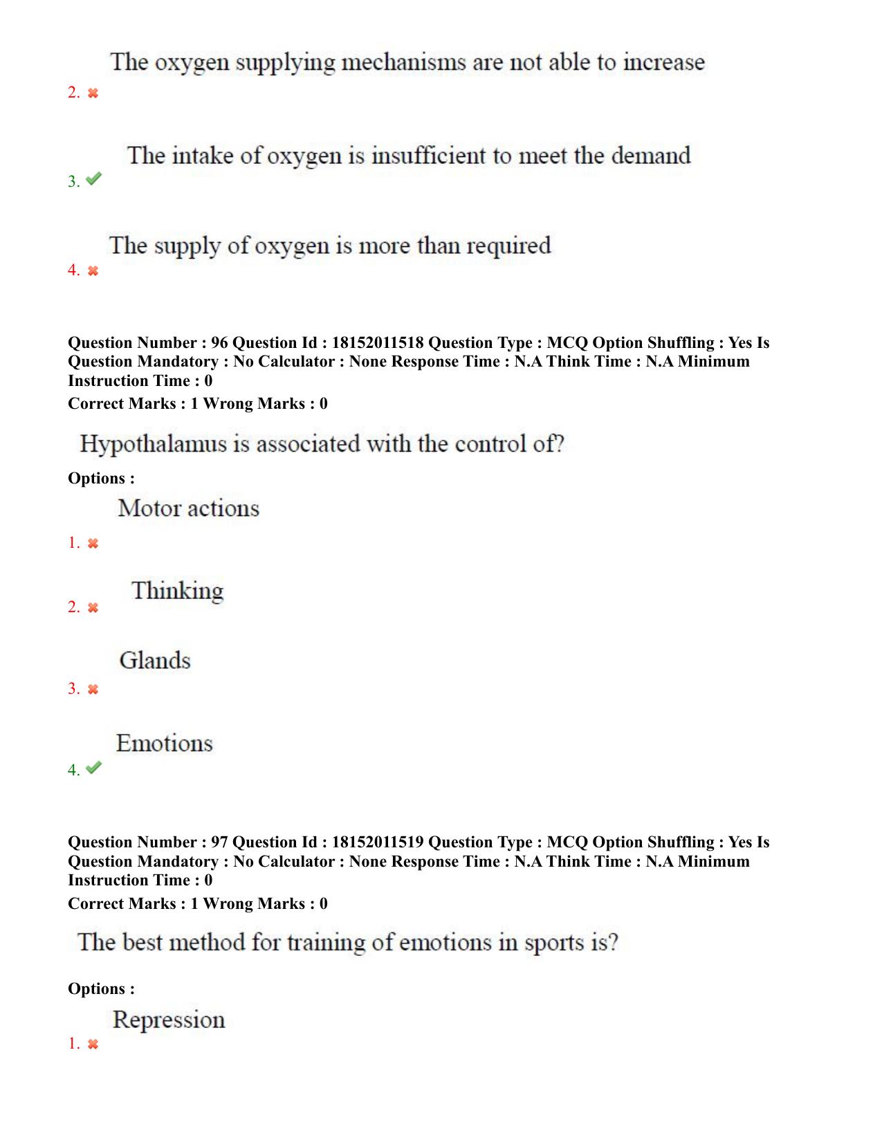TS CPGET 2023 M P Ed (Shift 2) Question Paper with Answer Key - Page 48
