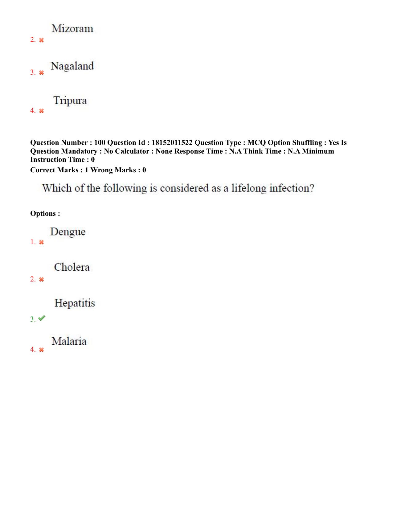 TS CPGET 2023 M P Ed (Shift 2) Question Paper with Answer Key - Page 50