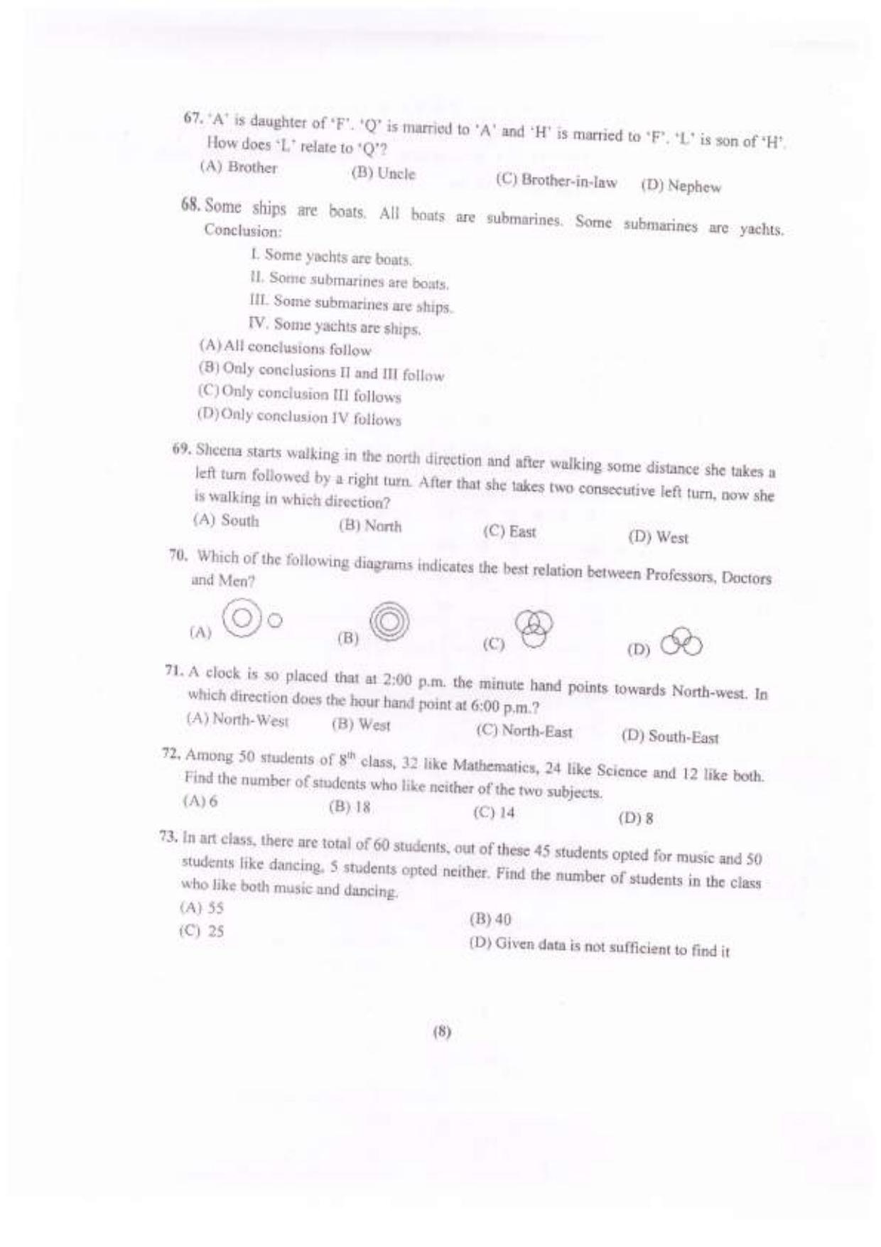 Chandigarh B.Ed 2022 Question Paper - Page 9
