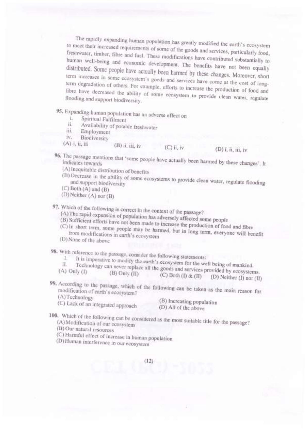 Chandigarh B.Ed 2022 Question Paper - Page 13