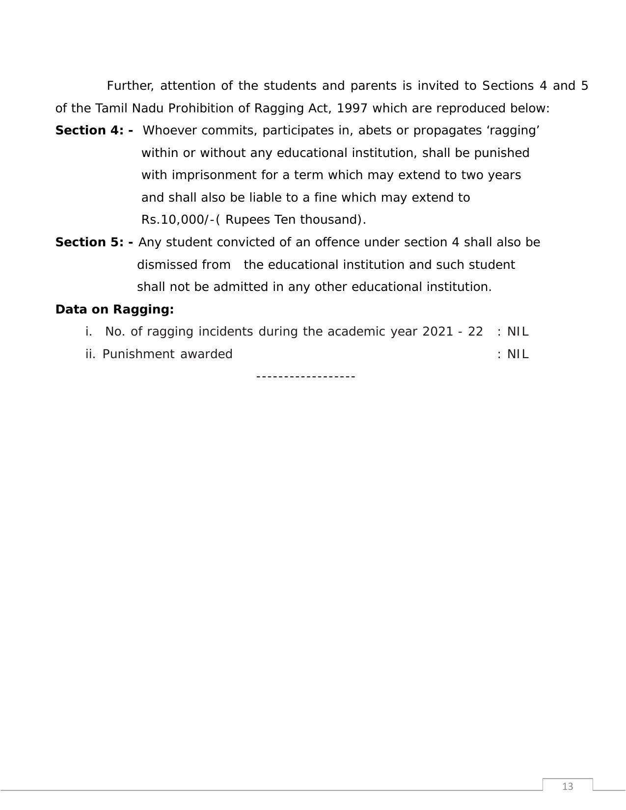 Sri Ramachandra University,Chennai Group: UG - A Prospectus 2022-23 - Page 13