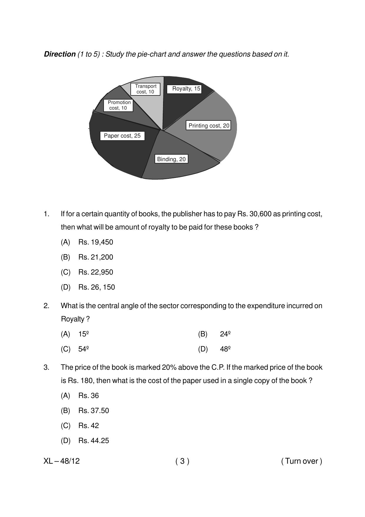 Odisha CPET MBA (RURAL MANAGEMENT) 2020 Question Paper - Page 3