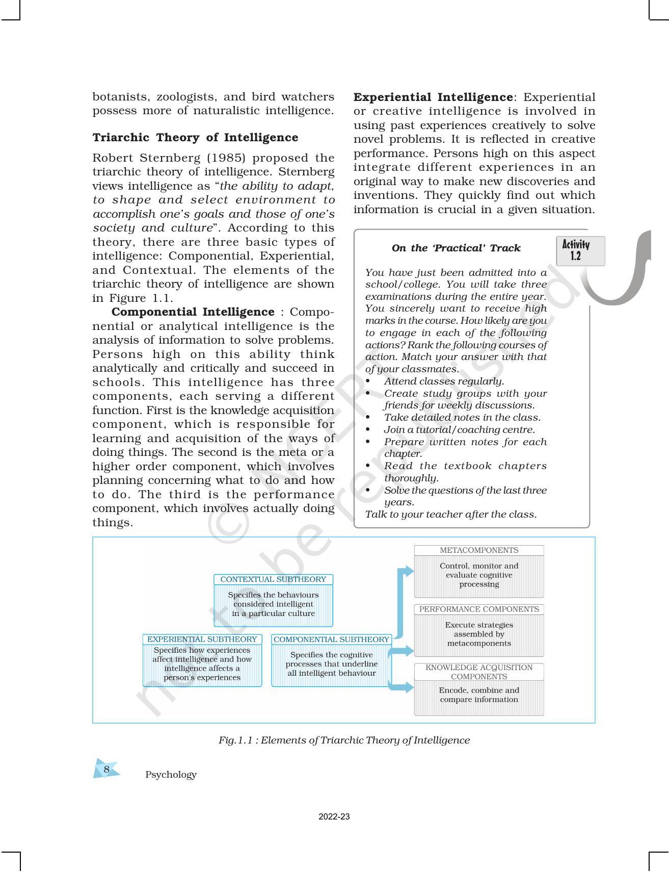 NCERT Book for Class 12 Psychology Chapter 1 Variations in Psychological Attributes - Page 8