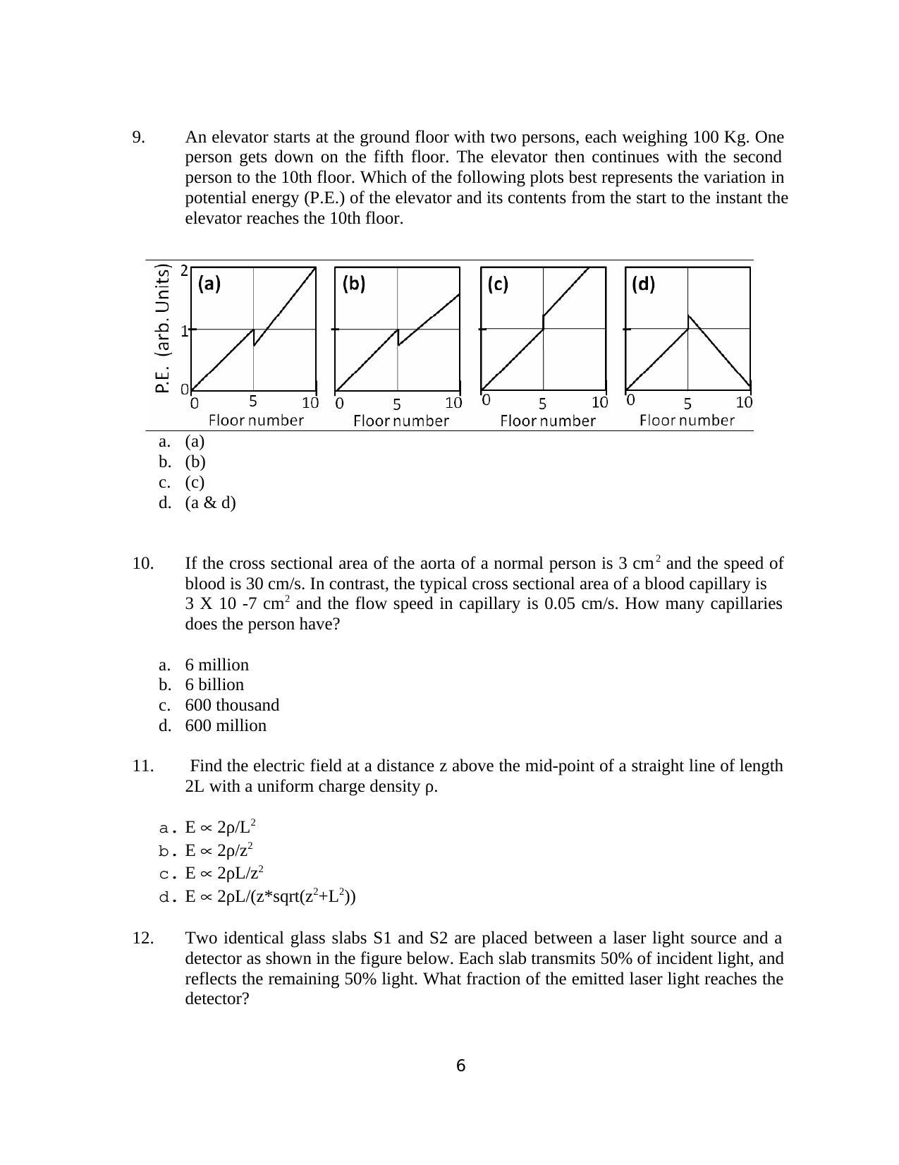 TIFR GS 2011 Biology Question Paper - Page 6