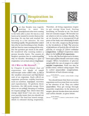NCERT Book for Class 7 Science: Chapter 10-Respiration in Organisms