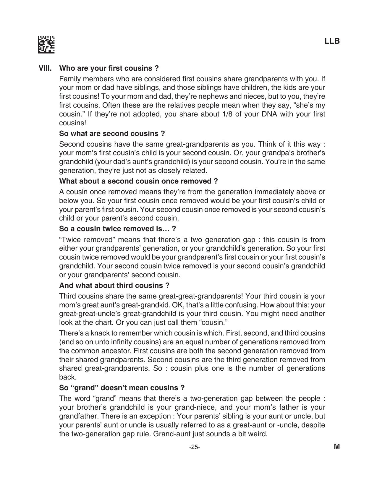 AILET 2023 Question Paper for BA LLB - Page 25