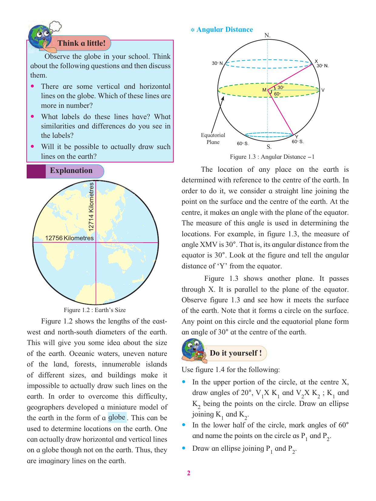 Maharashtra Board Class 6 Geography Textbook - Page 13
