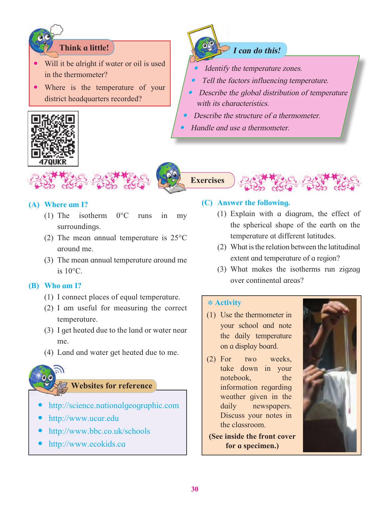 Maharashtra Board Class 6 Geography Textbook - Page 41