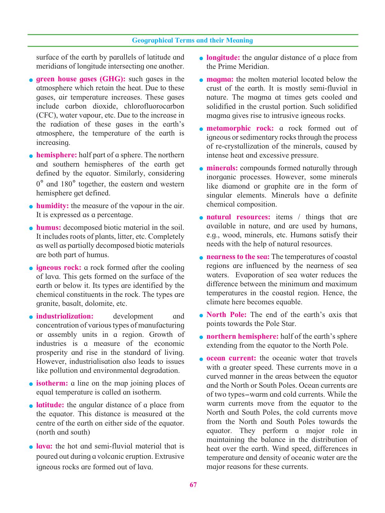 Maharashtra Board Class 6 Geography Textbook - Page 78