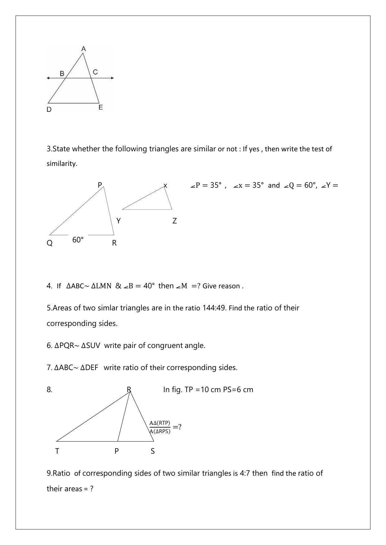 Maharashtra Board Class 10 Mathematics Part II (English Medium) 2023 Question Bank - Page 4