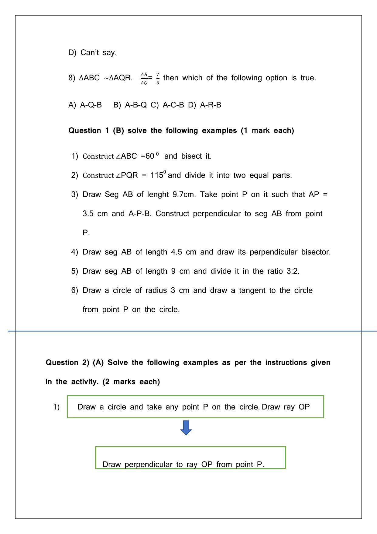 Maharashtra Board Class 10 Mathematics Part II (English Medium) 2023 Question Bank - Page 42