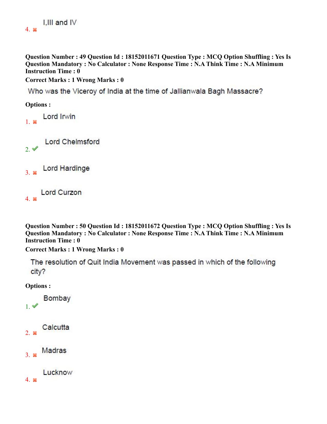 TS CPGET 2023 Master of Tourism Management MTM (Shift 3) Question Paper with Answer Key - Page 26