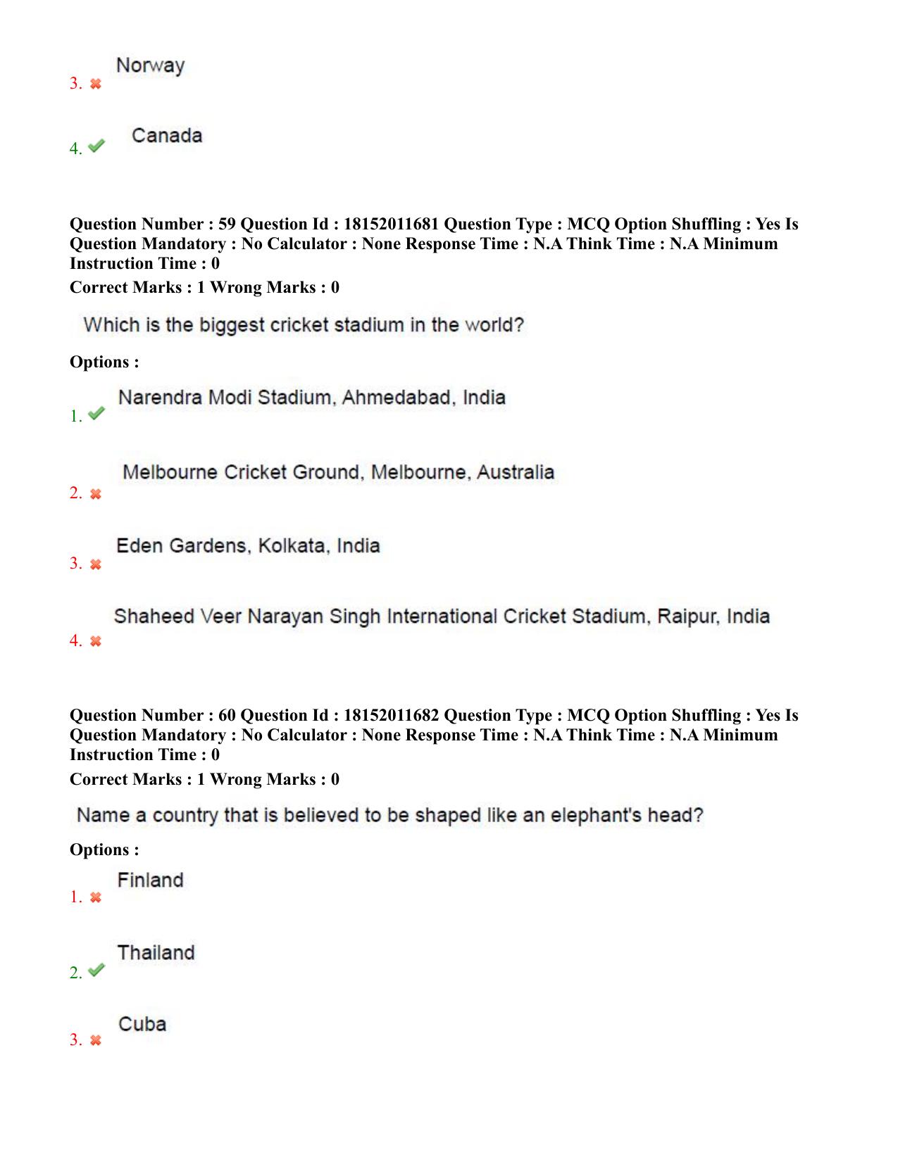 TS CPGET 2023 Master of Tourism Management MTM (Shift 3) Question Paper with Answer Key - Page 31