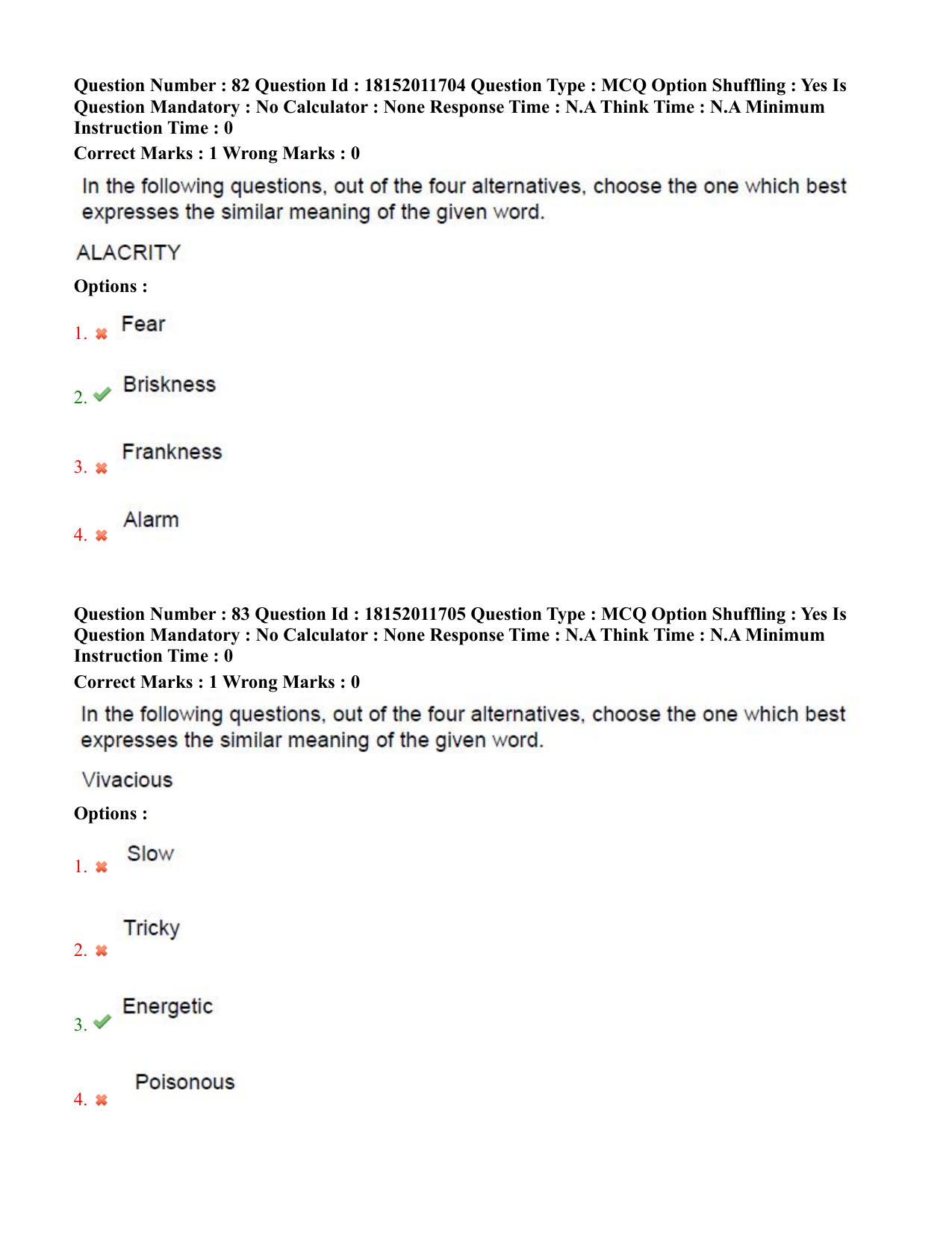 TS CPGET 2023 Master of Tourism Management MTM (Shift 3) Question Paper with Answer Key - Page 42