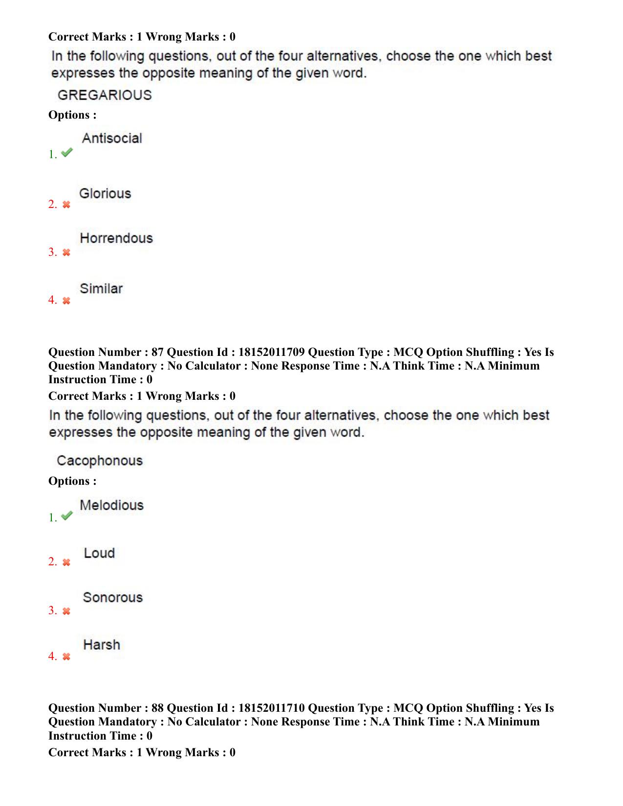 TS CPGET 2023 Master of Tourism Management MTM (Shift 3) Question Paper with Answer Key - Page 44