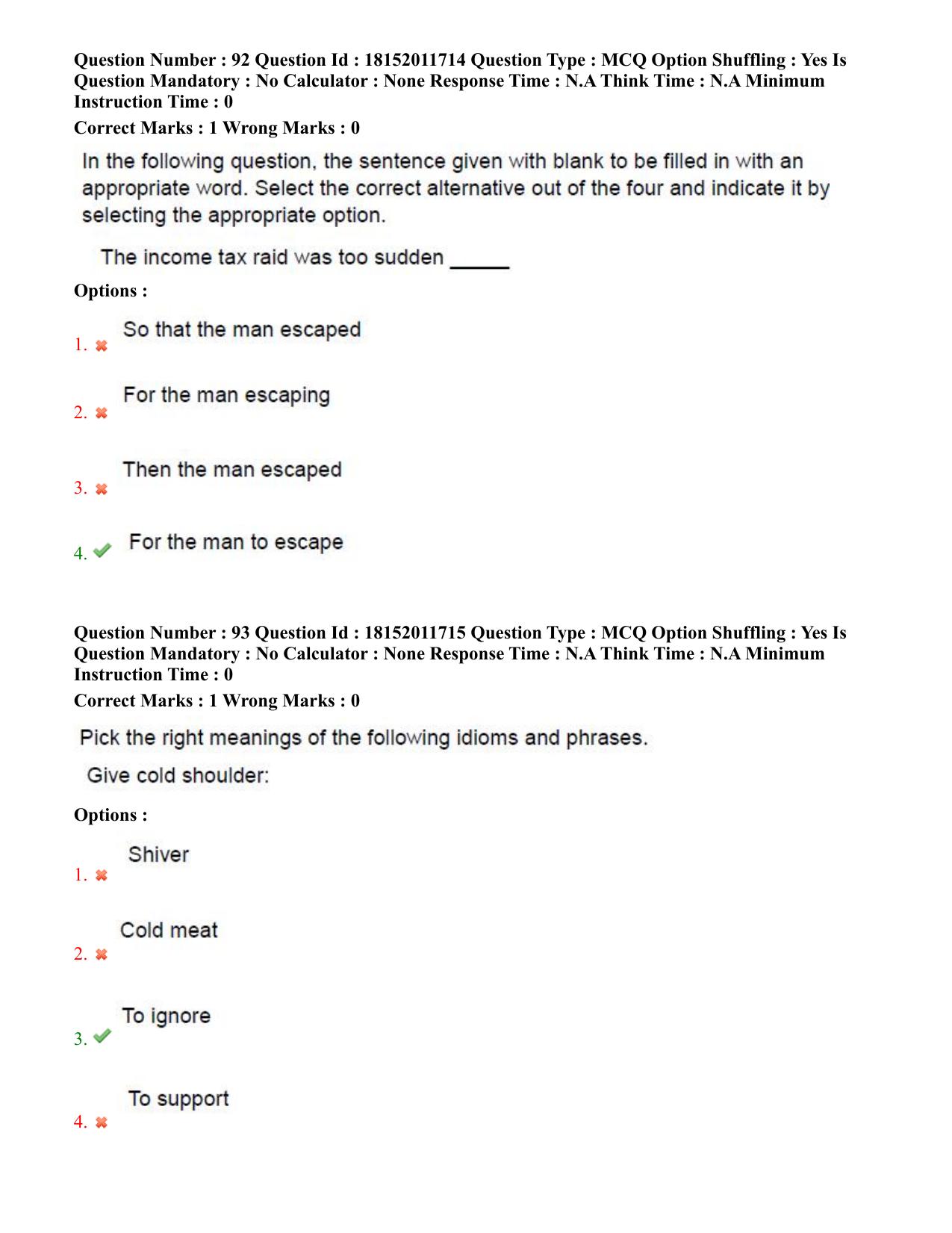 TS CPGET 2023 Master of Tourism Management MTM (Shift 3) Question Paper with Answer Key - Page 47