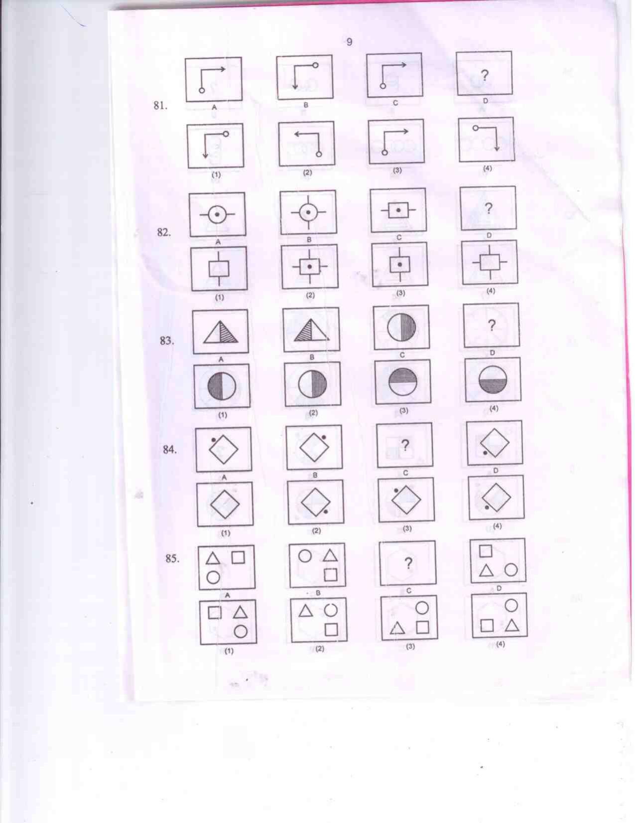 Himachal Pradesh NMMS MAT 2019 Question Paper - Page 9
