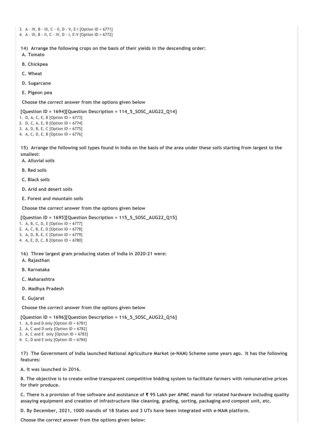 ICAR AIEEA PG 2022 SOCIAL SCIENCES Question Paper - Page 3