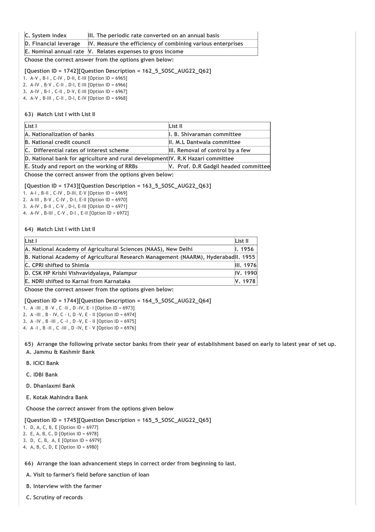 ICAR AIEEA PG 2022 SOCIAL SCIENCES Question Paper - Page 13