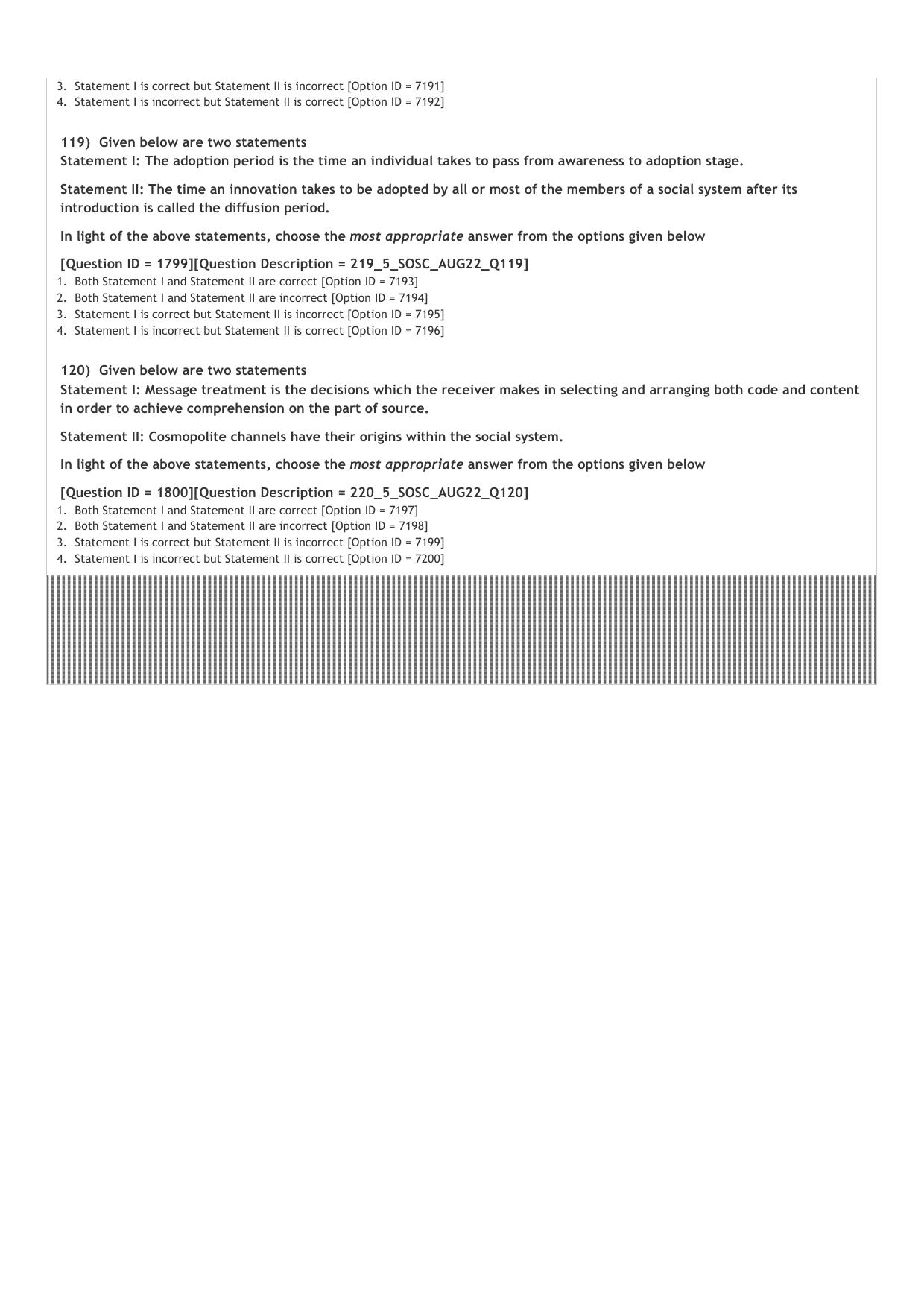 ICAR AIEEA PG 2022 SOCIAL SCIENCES Question Paper - Page 25