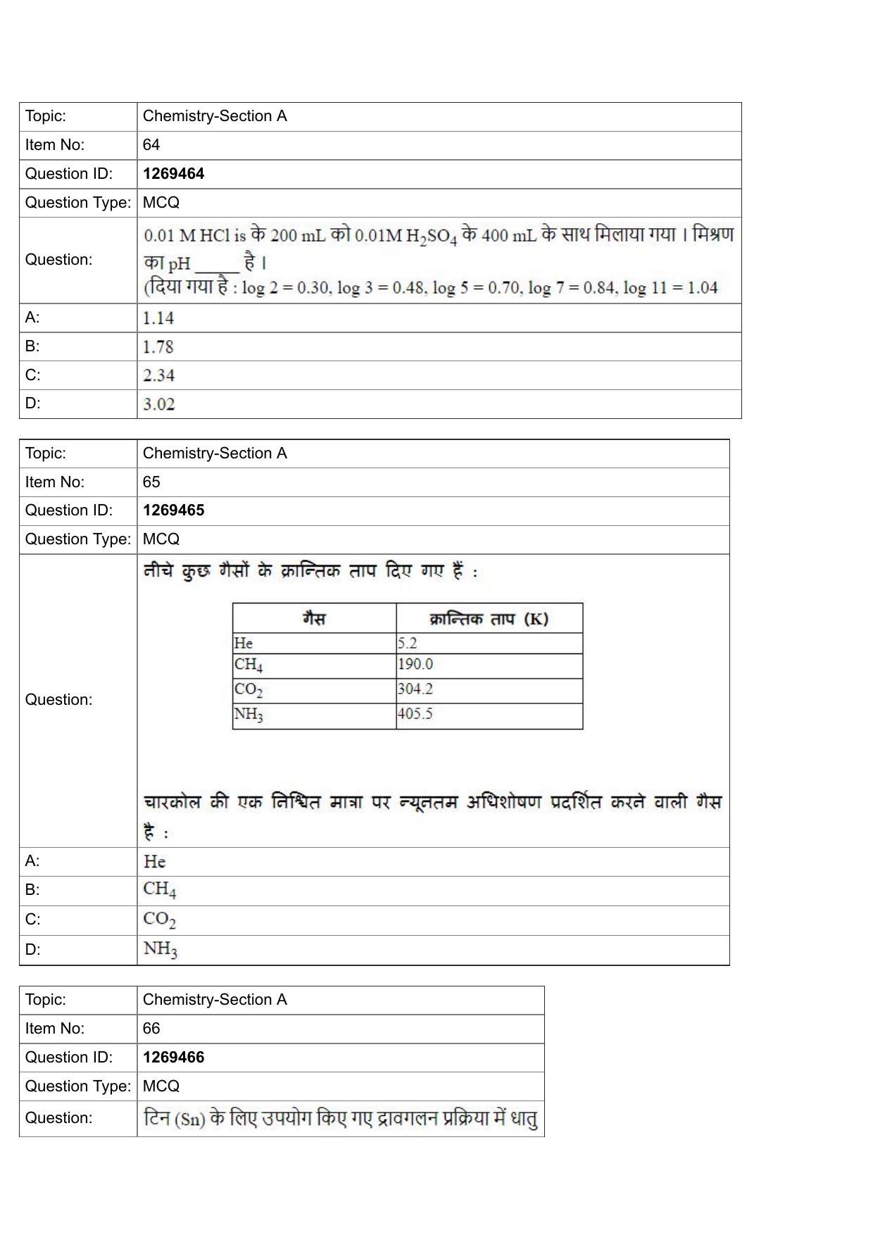 JEE Mains 2022: BTech Hindi (Shift 2) 29-07-2022 Question Paper - Page 22