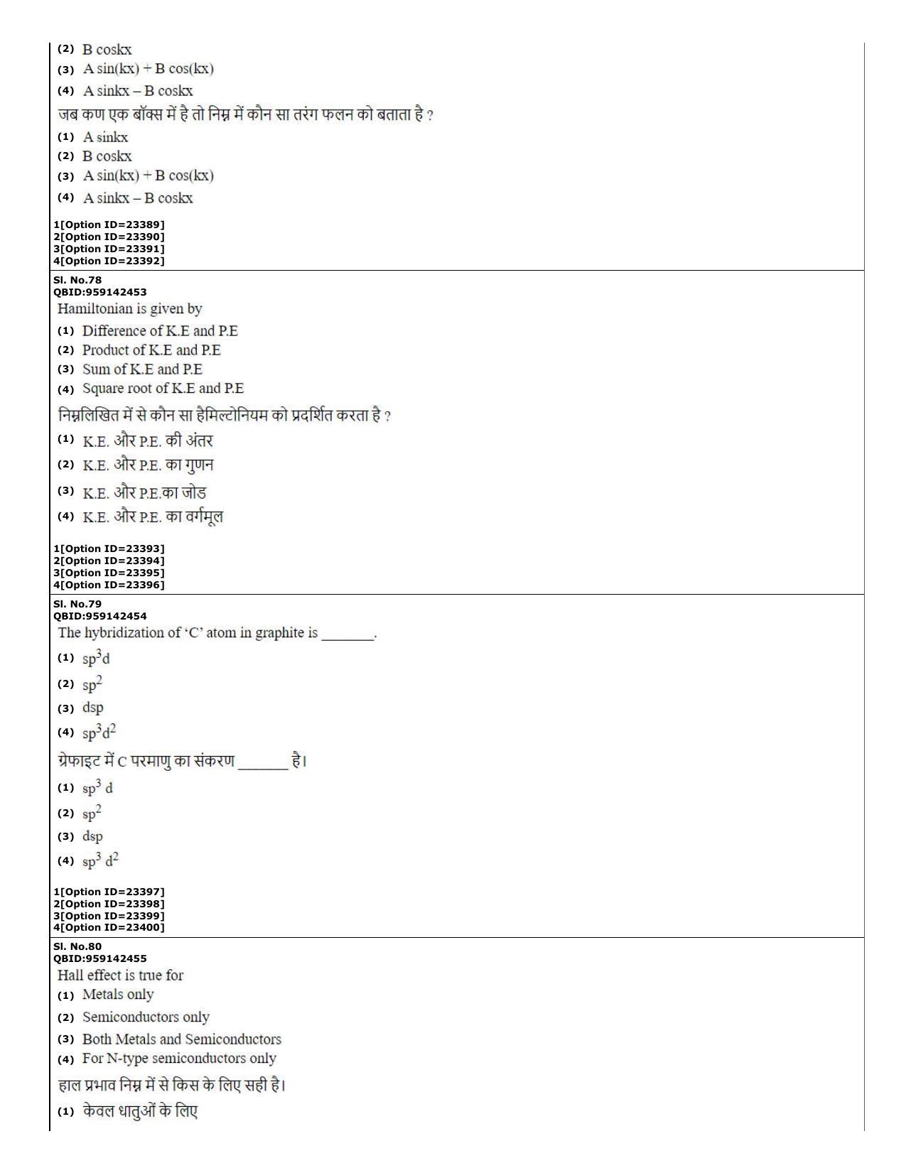 CUET (PG) 2022: PGQP-08 Material Science and Technology (07-09-2022) Question Paper - Page 30