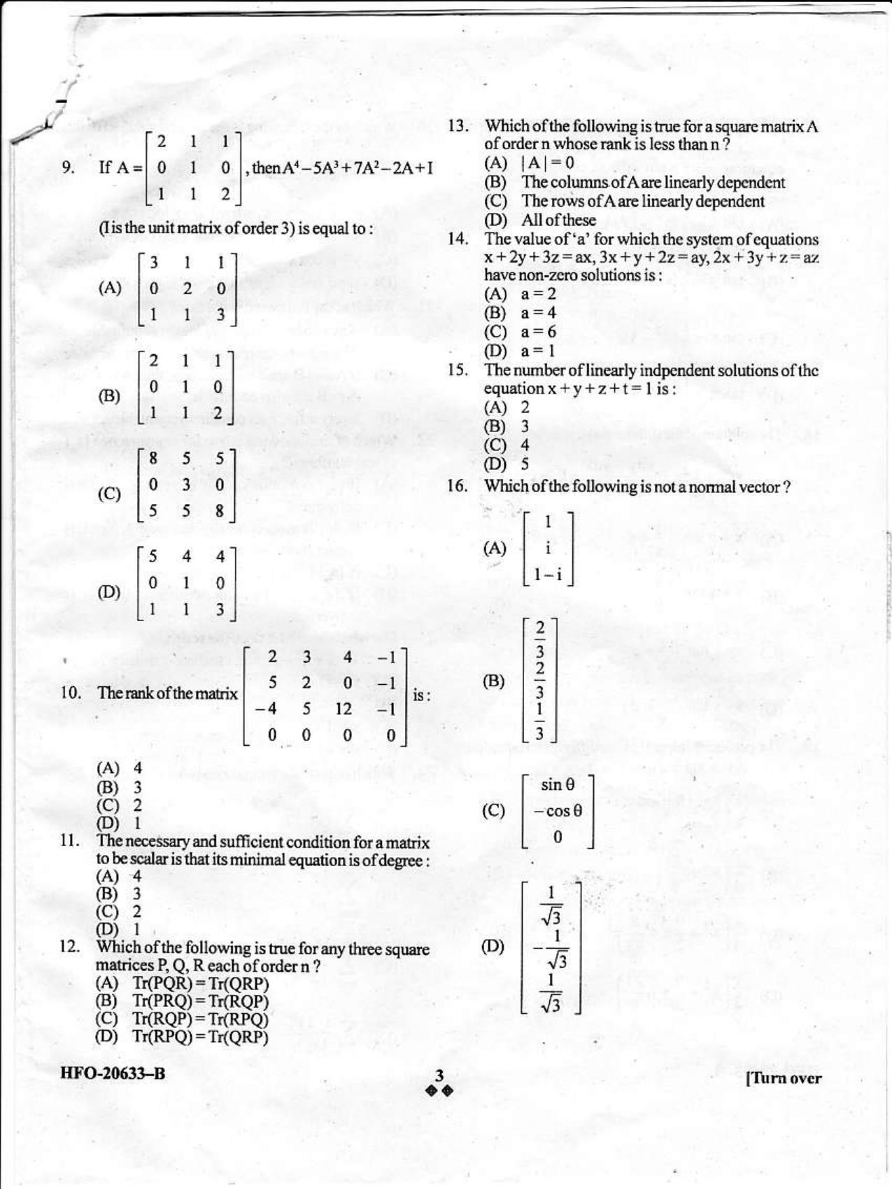 KUET 2023 M.Sc.Mathematics Question Paper - Page 40