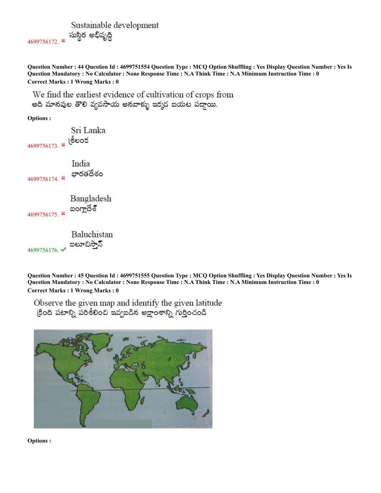 TS EDCET: 18th May 2023 Shift 1 Question Paper and Answer Key - Page 22