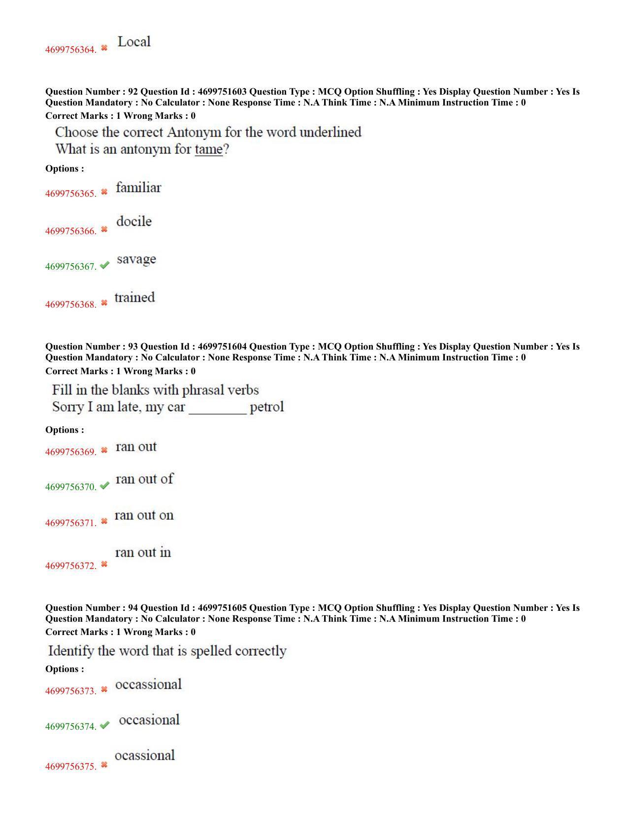 TS EDCET: 18th May 2023 Shift 1 Question Paper and Answer Key - Page 46