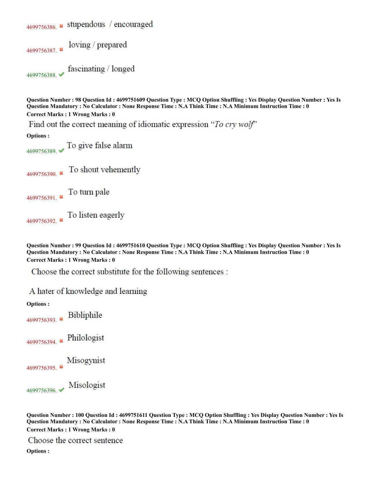 TS EDCET: 18th May 2023 Shift 1 Question Paper and Answer Key - Page 48