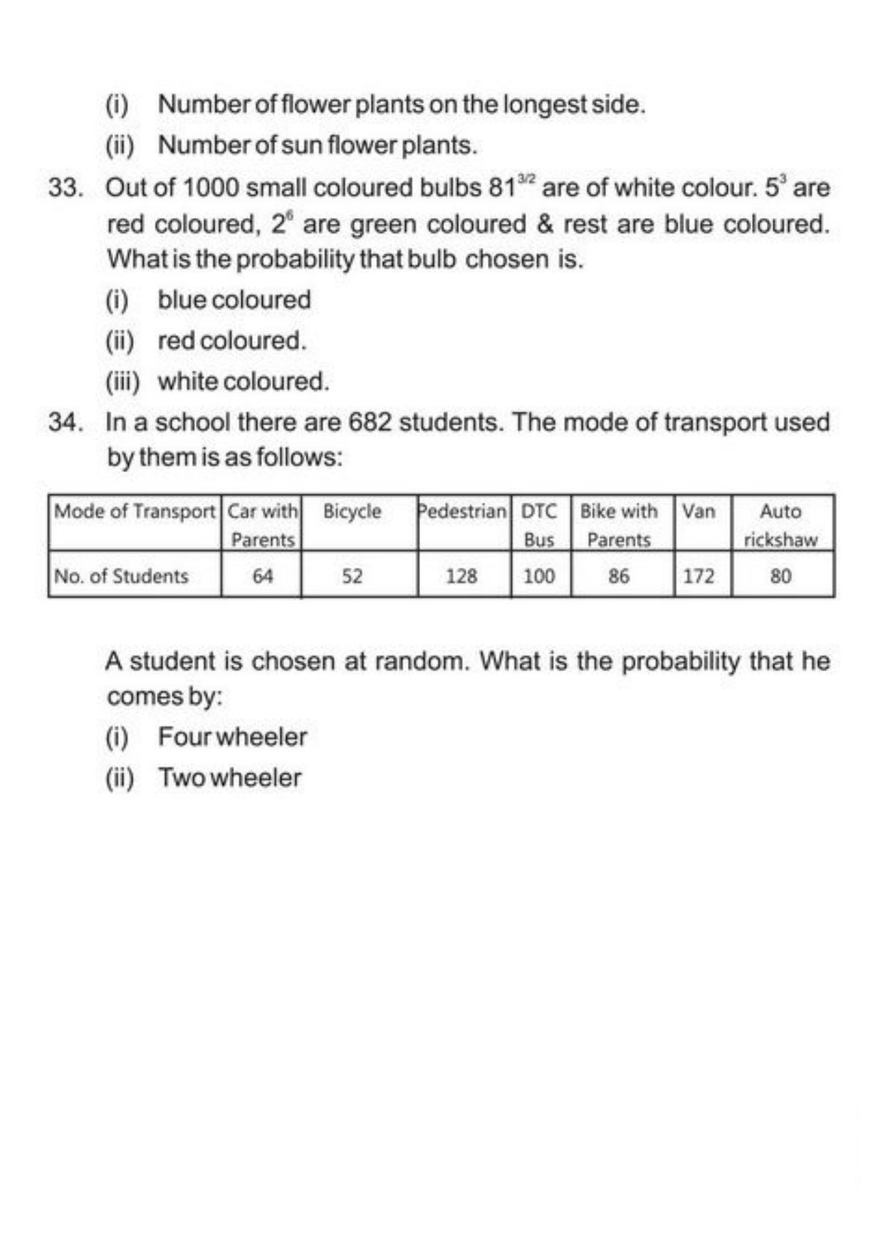 Class 9 Notes, Question & Practice Paper - Mathematics (Topic 15 : Probability) - Page 11