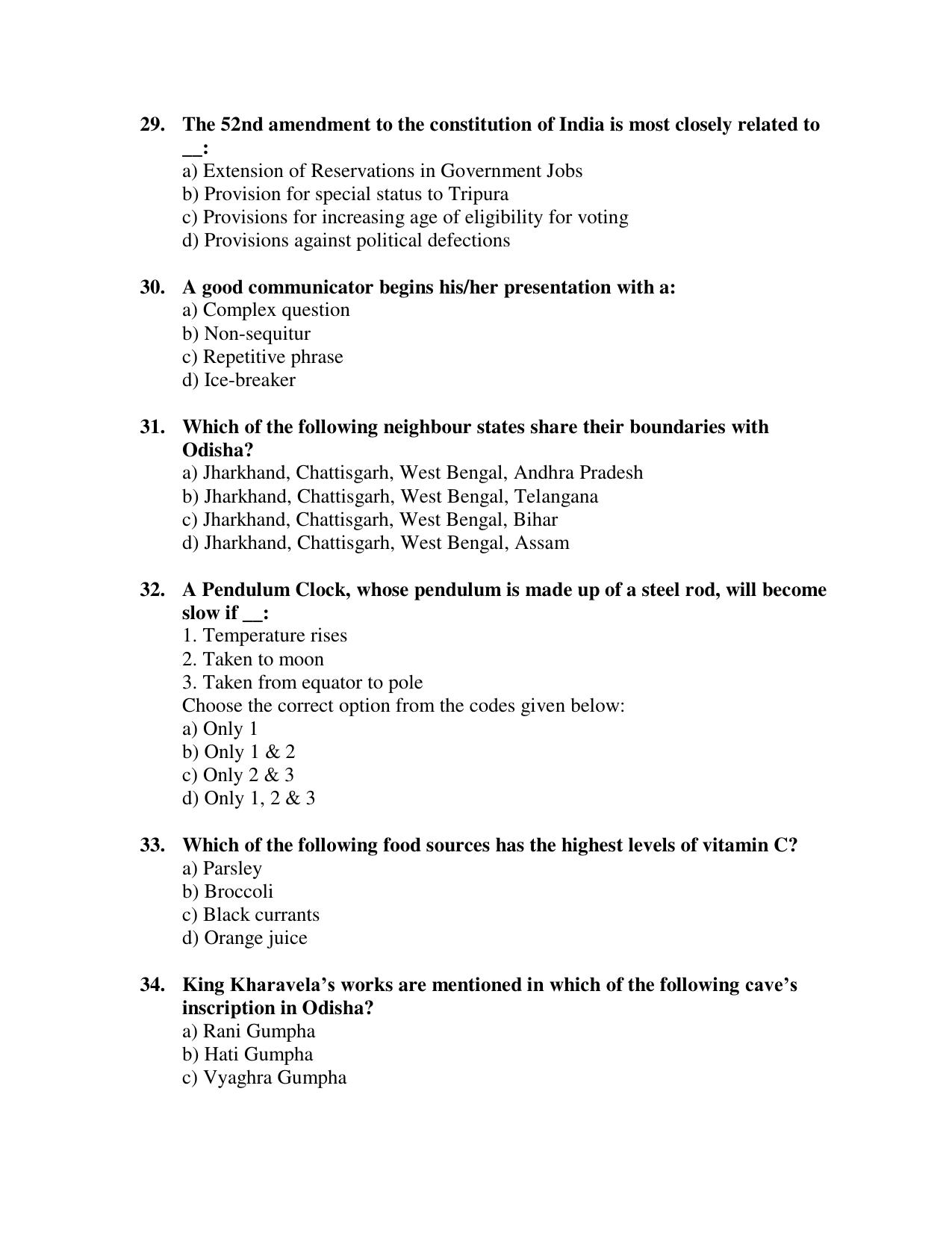 Odisha CPET 2021 LIBRARY SCIENCE Question Paper - Page 6