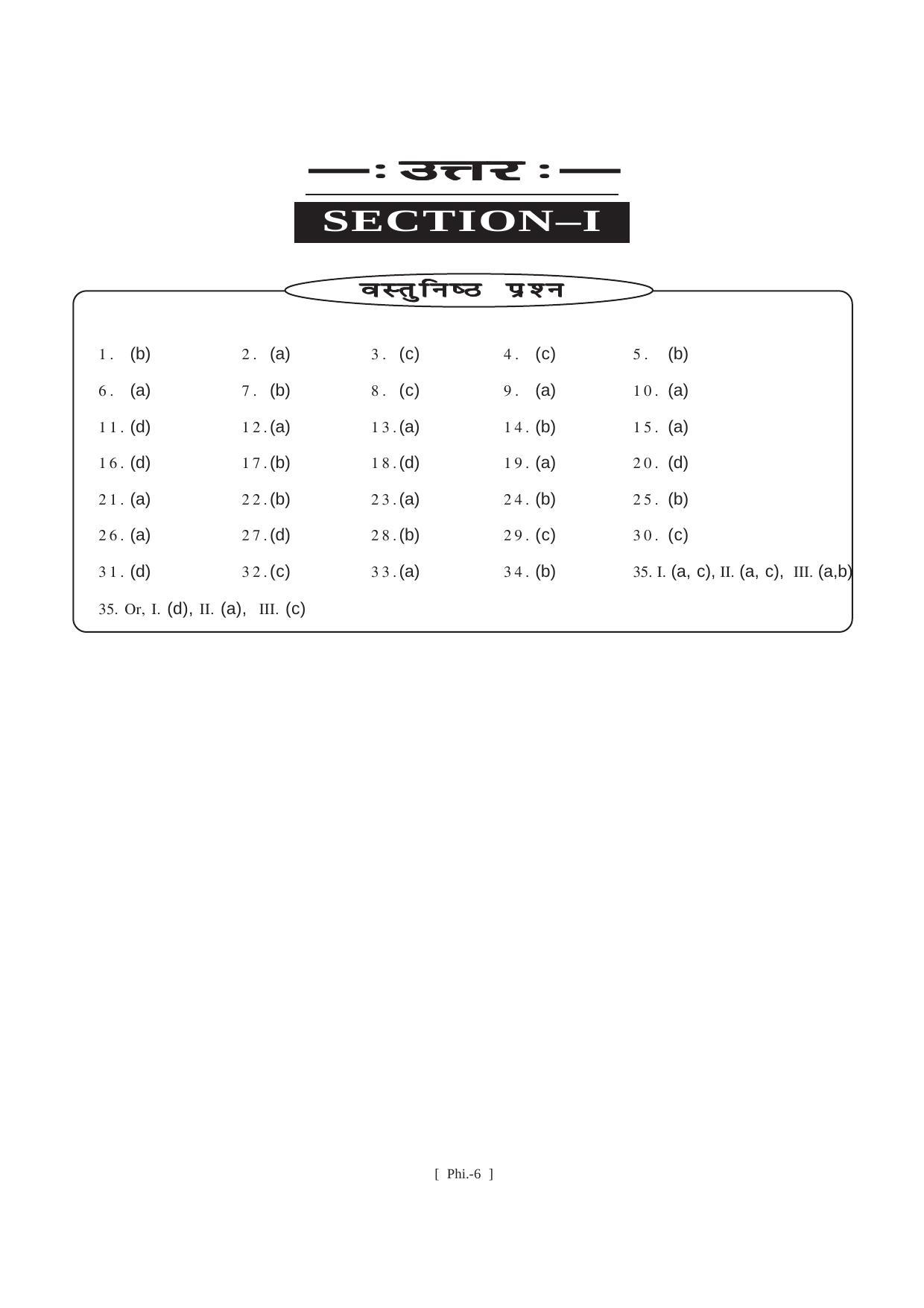 Bihar Board Class 11 Political Science (All Groups) Model Paper - Page 6
