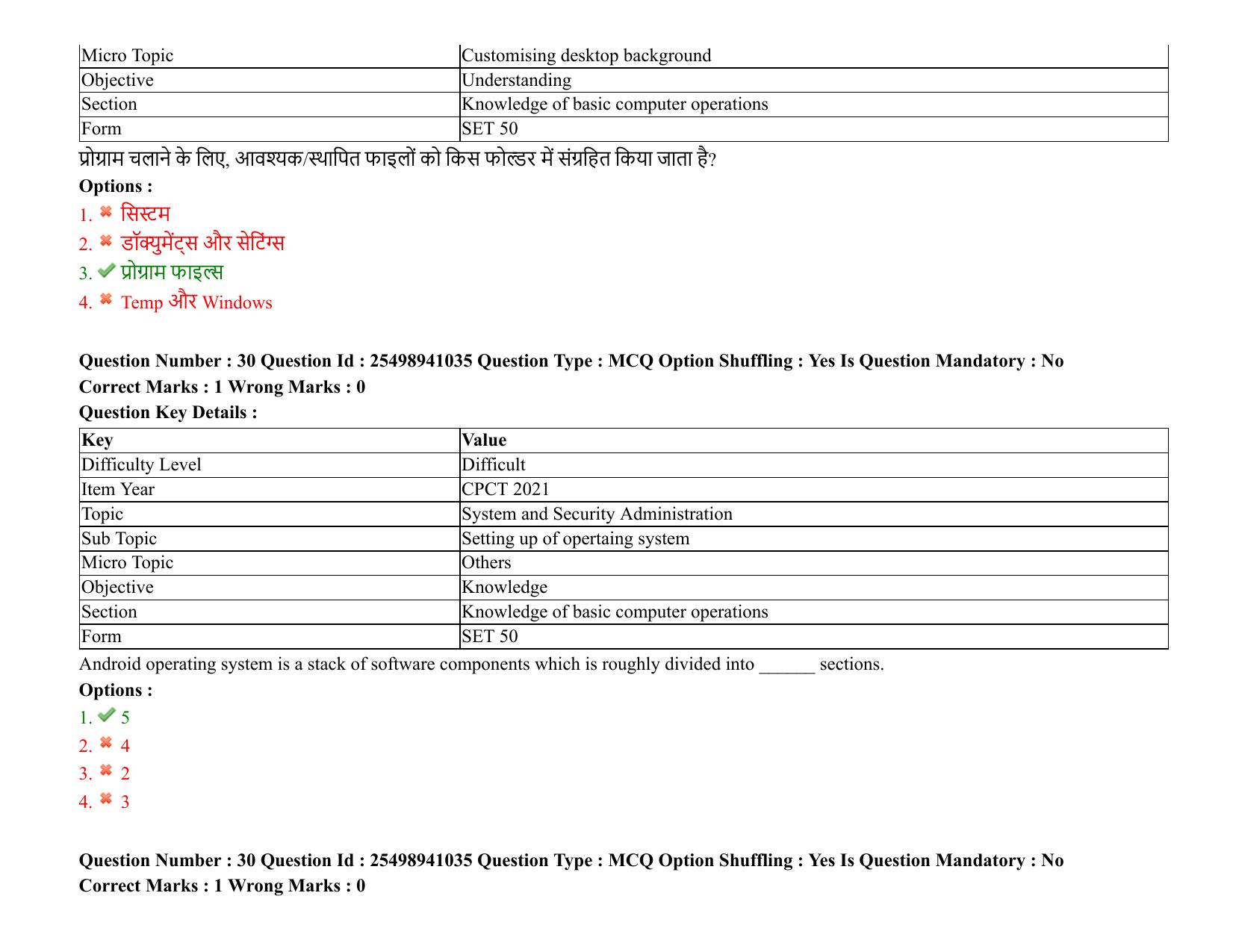 MP CPCT 08 August 2021 Question Paper English Shift 2 - Page 37