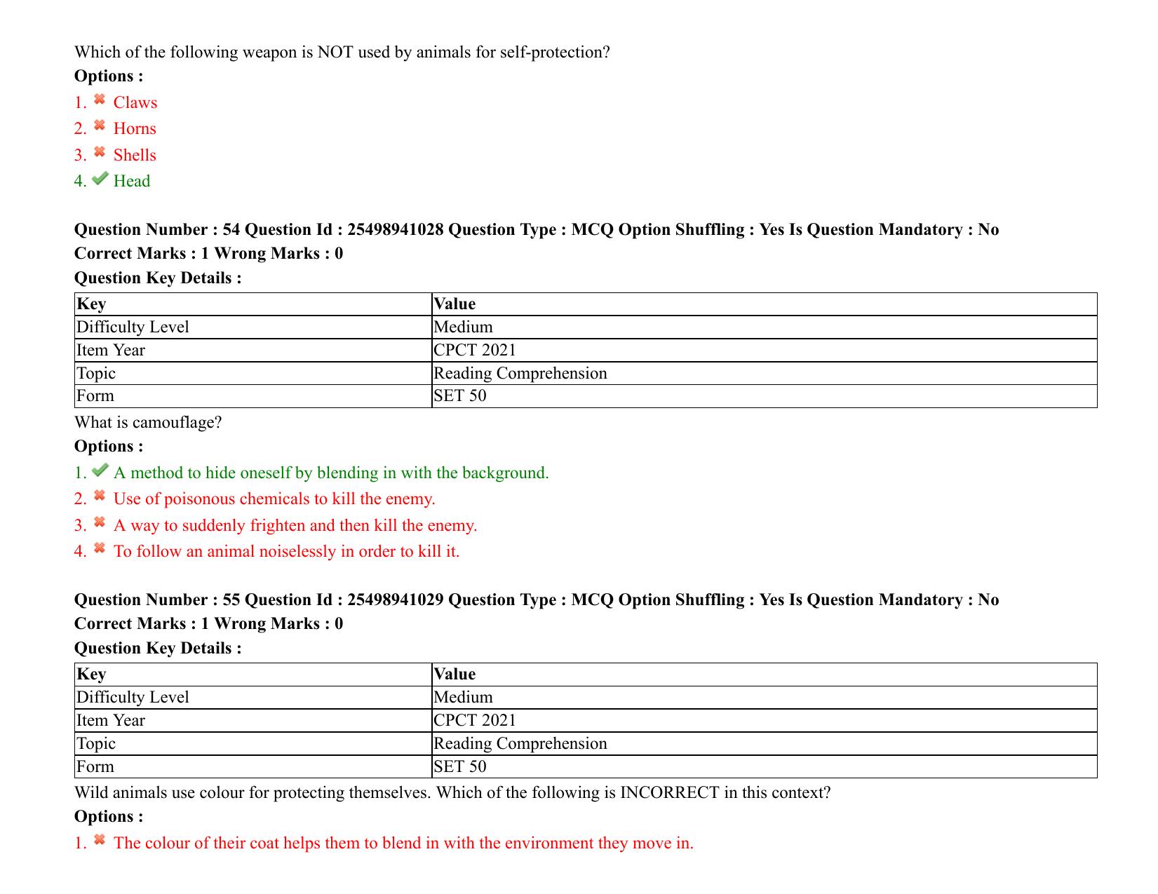 MP CPCT 08 August 2021 Question Paper English Shift 2 - Page 66