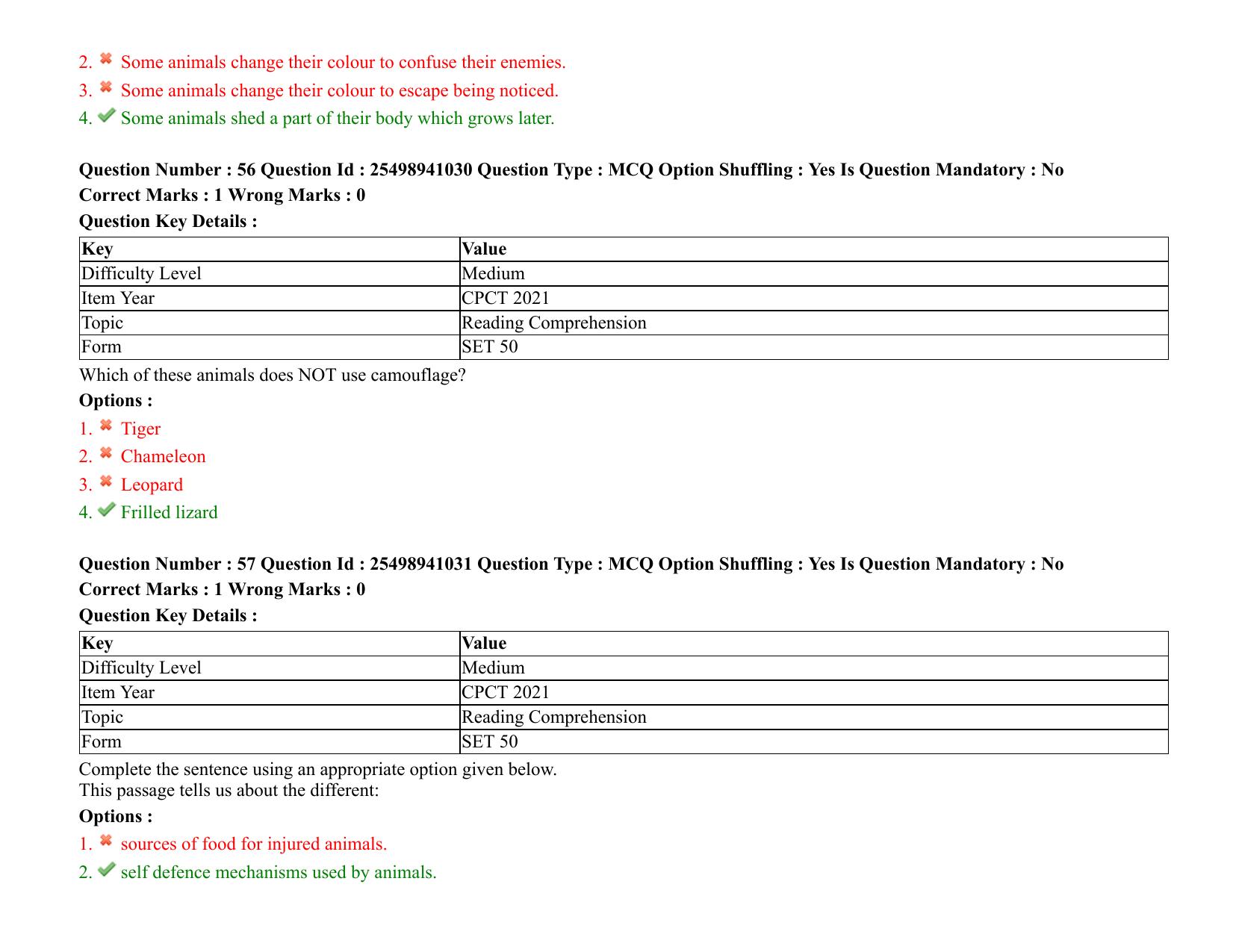 MP CPCT 08 August 2021 Question Paper English Shift 2 - Page 67
