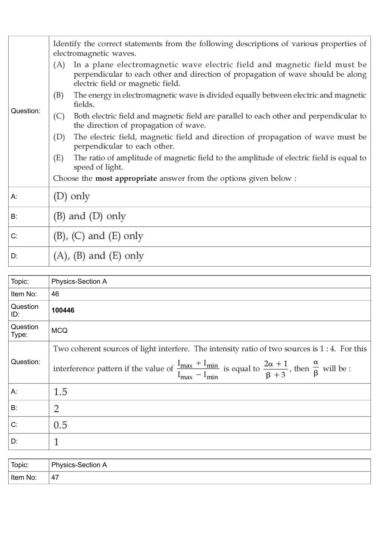 JEE Mains 2022: BTech English (Shift 2) 27-07-2022 Question Paper - Page 21