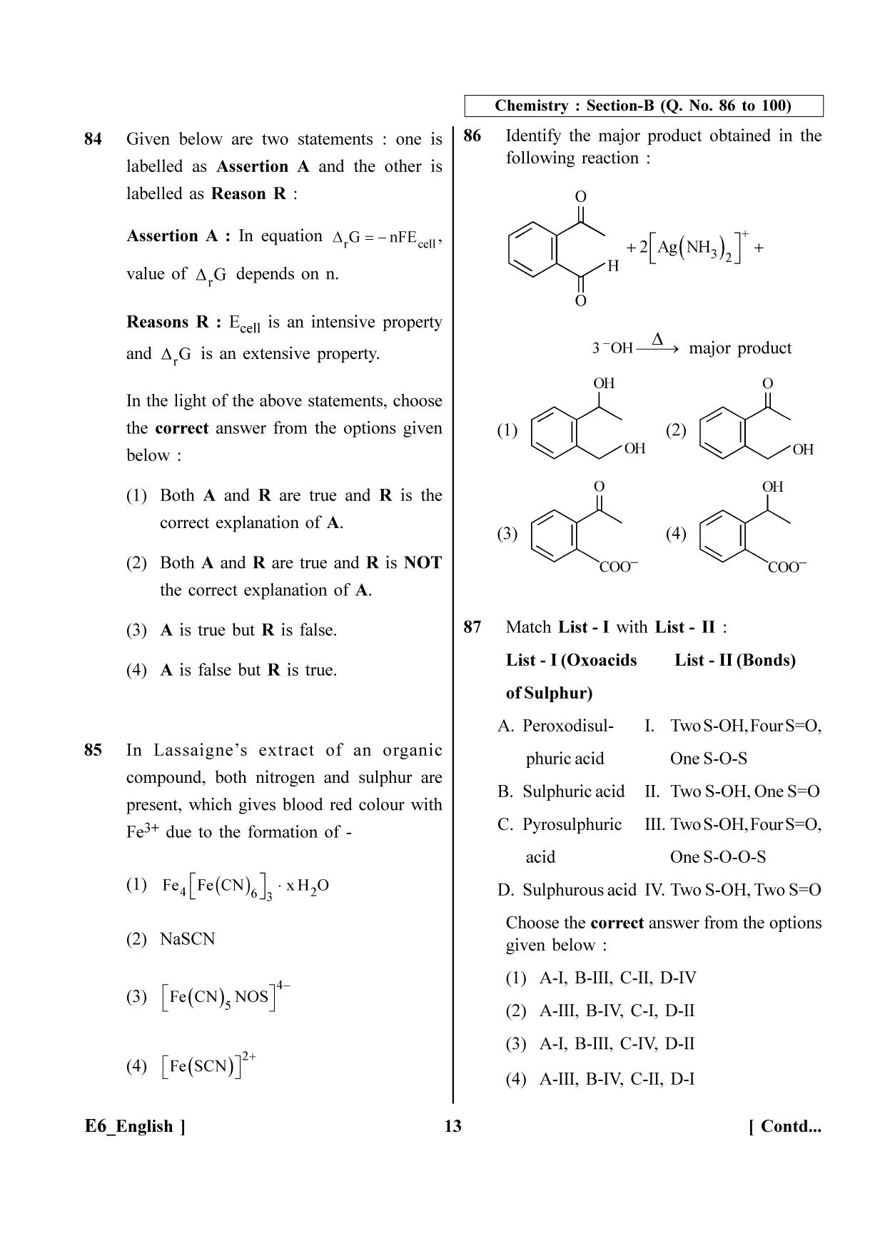 NEET 2023 E6 Question Paper - Page 13