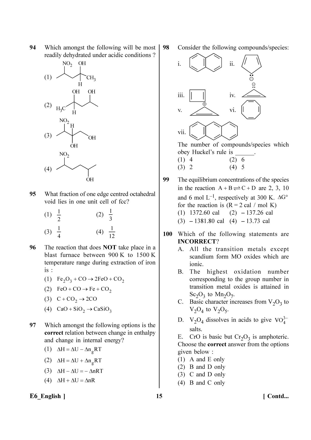 NEET 2023 E6 Question Paper - Page 15