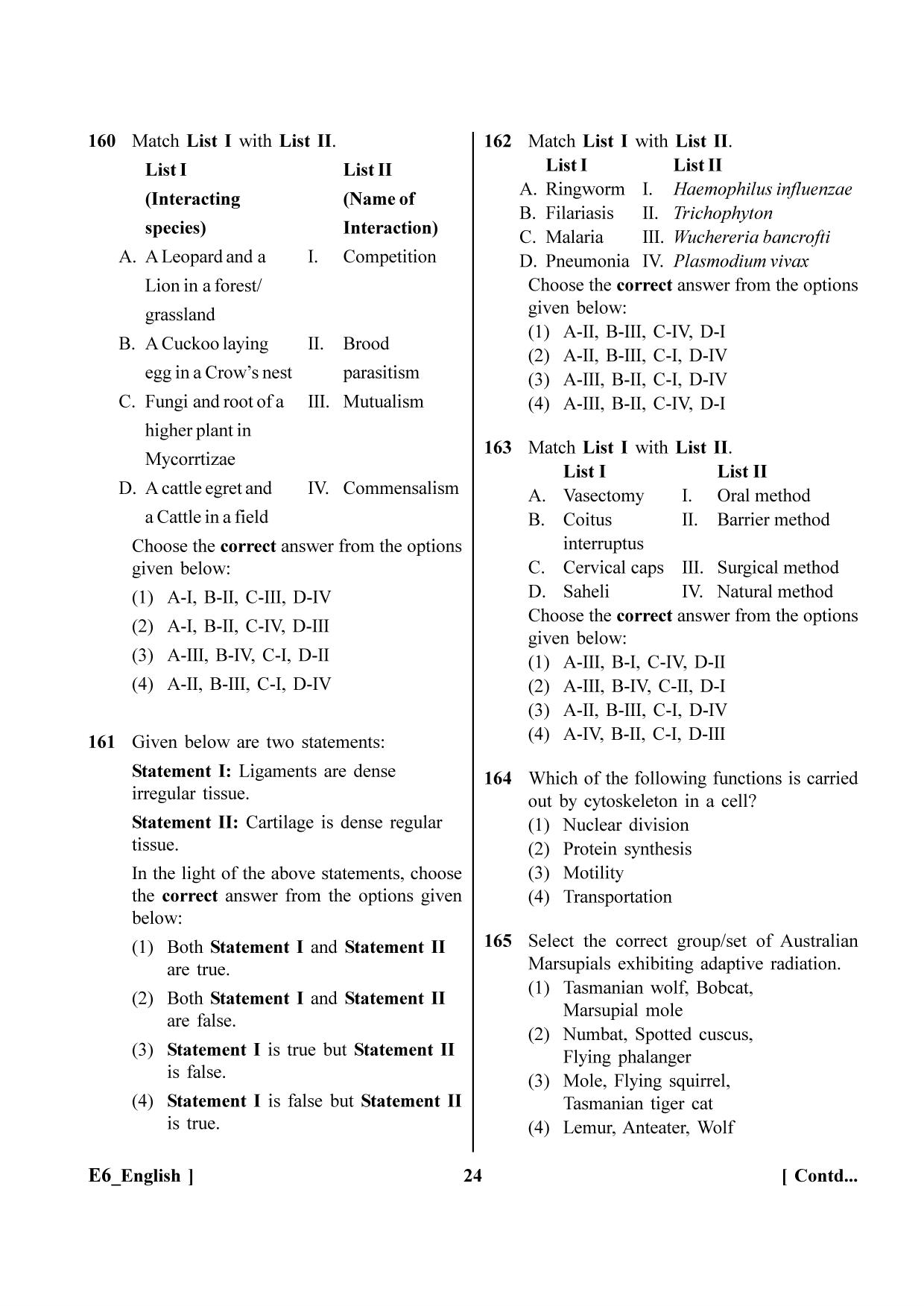 NEET 2023 E6 Question Paper - Page 24