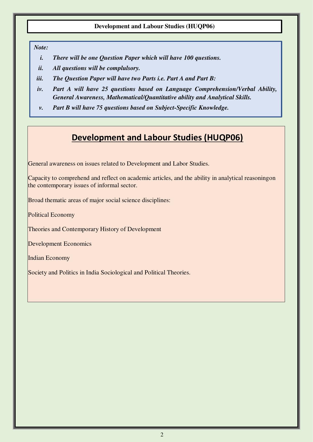 CUET PG Humanities Syllabus - Page 15