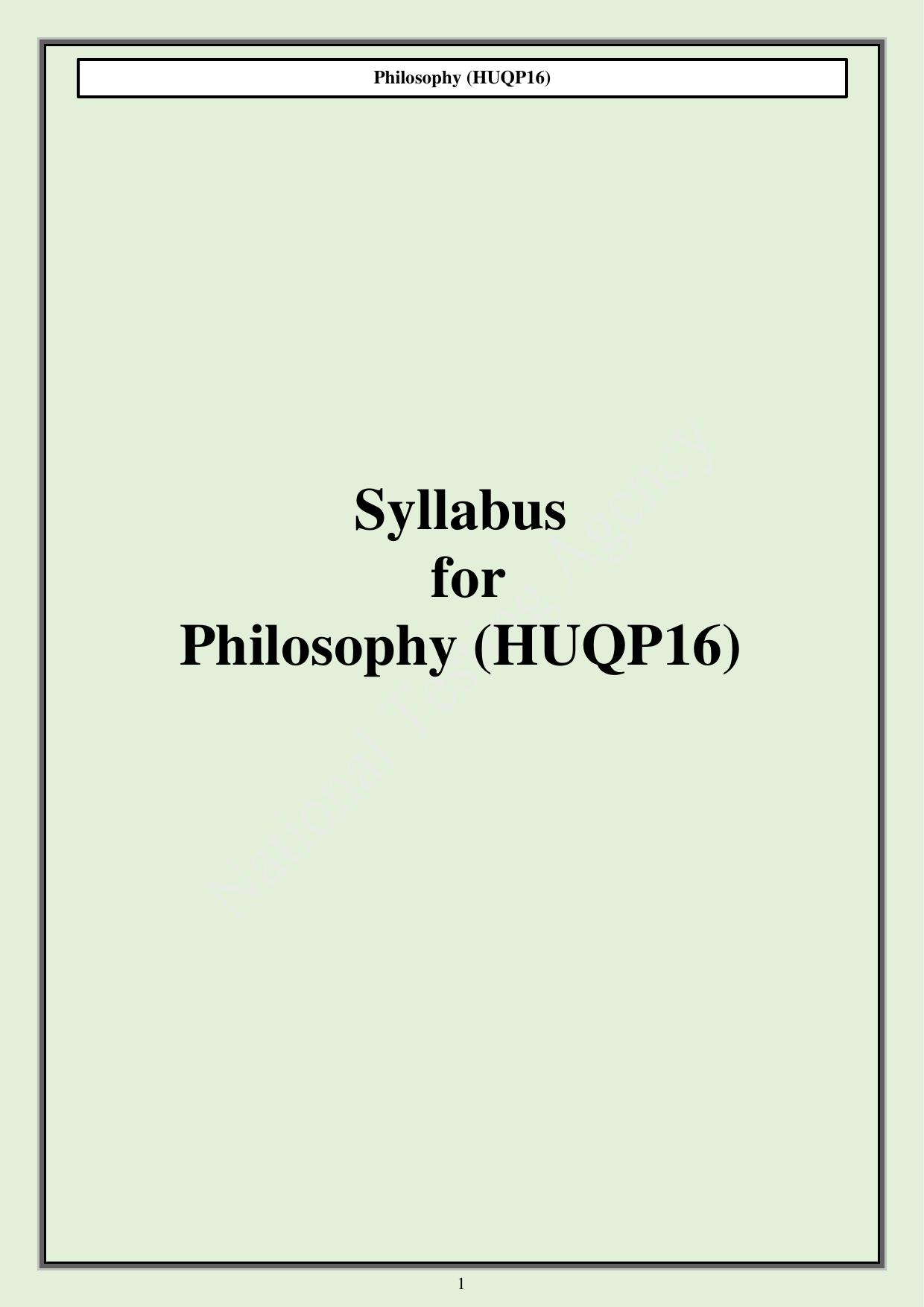 CUET PG Humanities Syllabus - Page 43