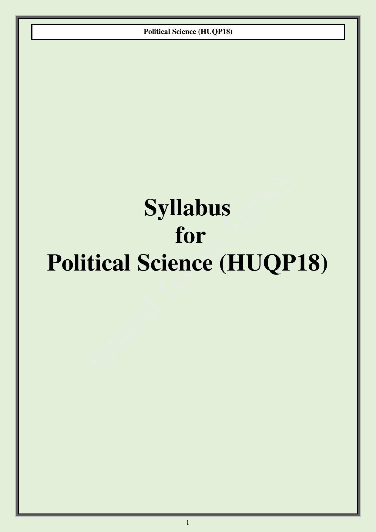 CUET PG Humanities Syllabus - Page 49