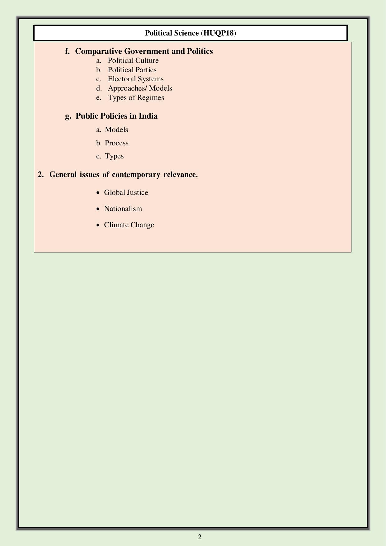 CUET PG Humanities Syllabus - Page 52