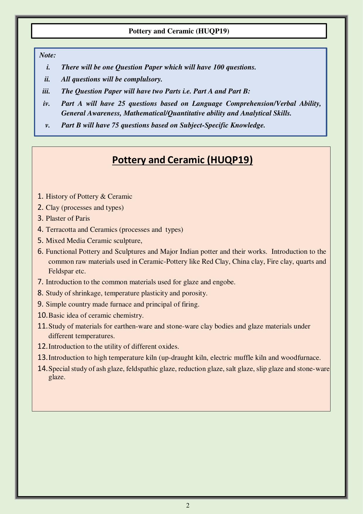 CUET PG Humanities Syllabus - Page 54